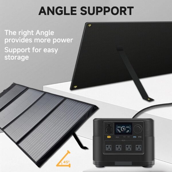 100W Solar Charging Kit – Compact & Travel-Friendly - Image 4