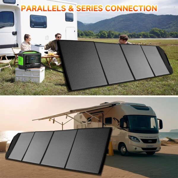 100W Solar Charging Kit – Compact & Travel-Friendly - Image 5