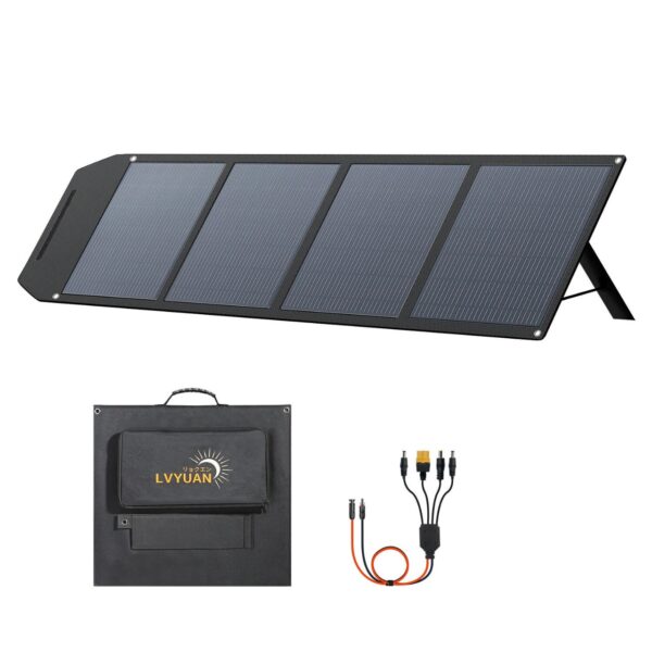 100W Solar Charging Kit – Compact & Travel-Friendly