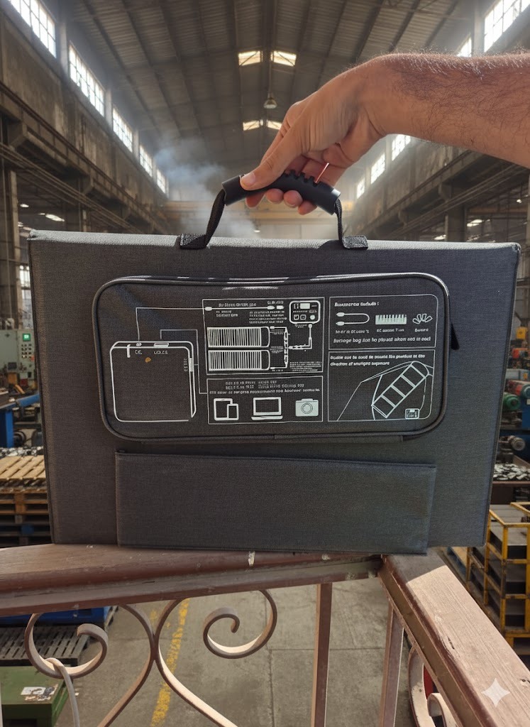 100W Solar Charging Kit – Compact & Travel-Friendly